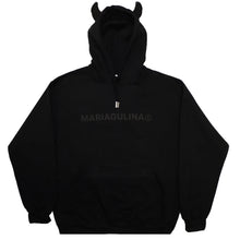 Load image into Gallery viewer, HORN HOODY - BLACK