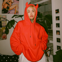 Load image into Gallery viewer, HORN HOODY - RED