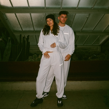 Load image into Gallery viewer, DISCO BALL - White Joggers