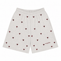 monogram shorts - grey