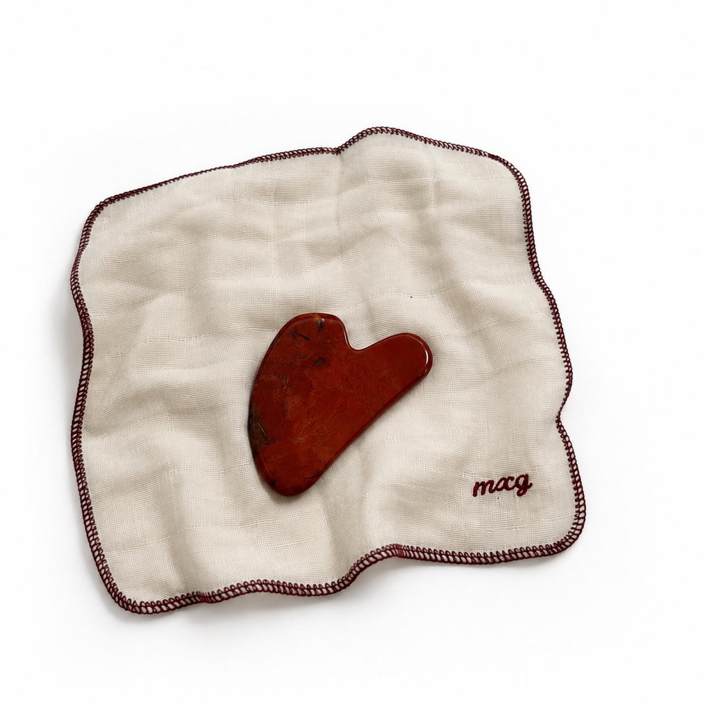 muslin face cloth - cream