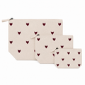 monogram pouch - cream