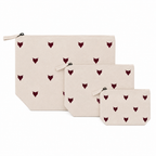 monogram pouch - cream