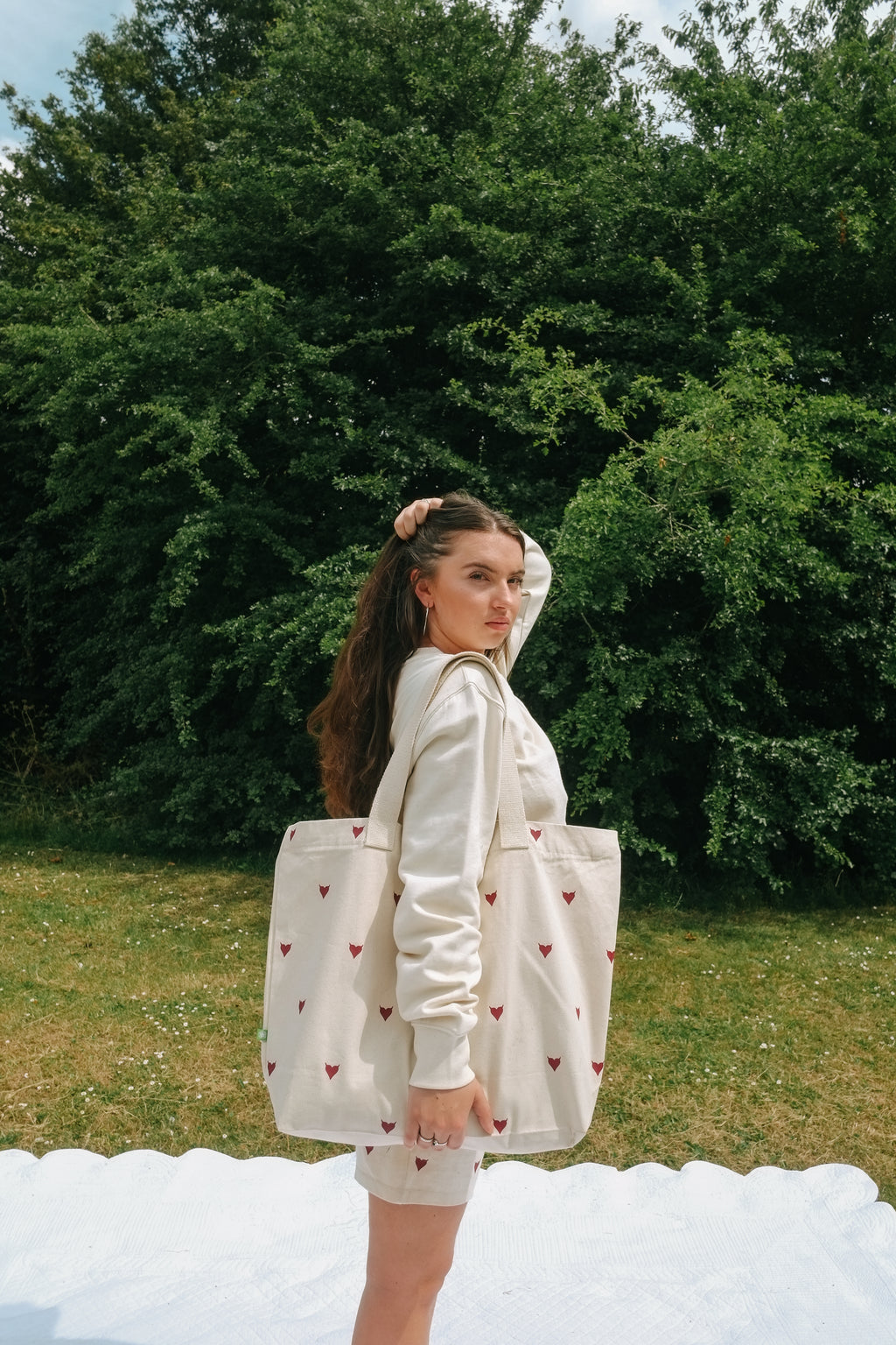 monogram tote