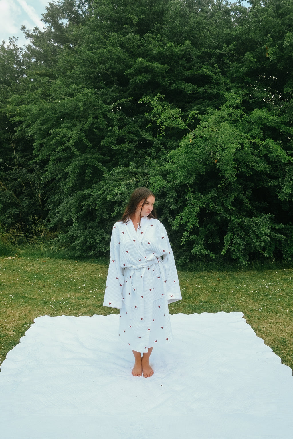 monogram bathrobe
