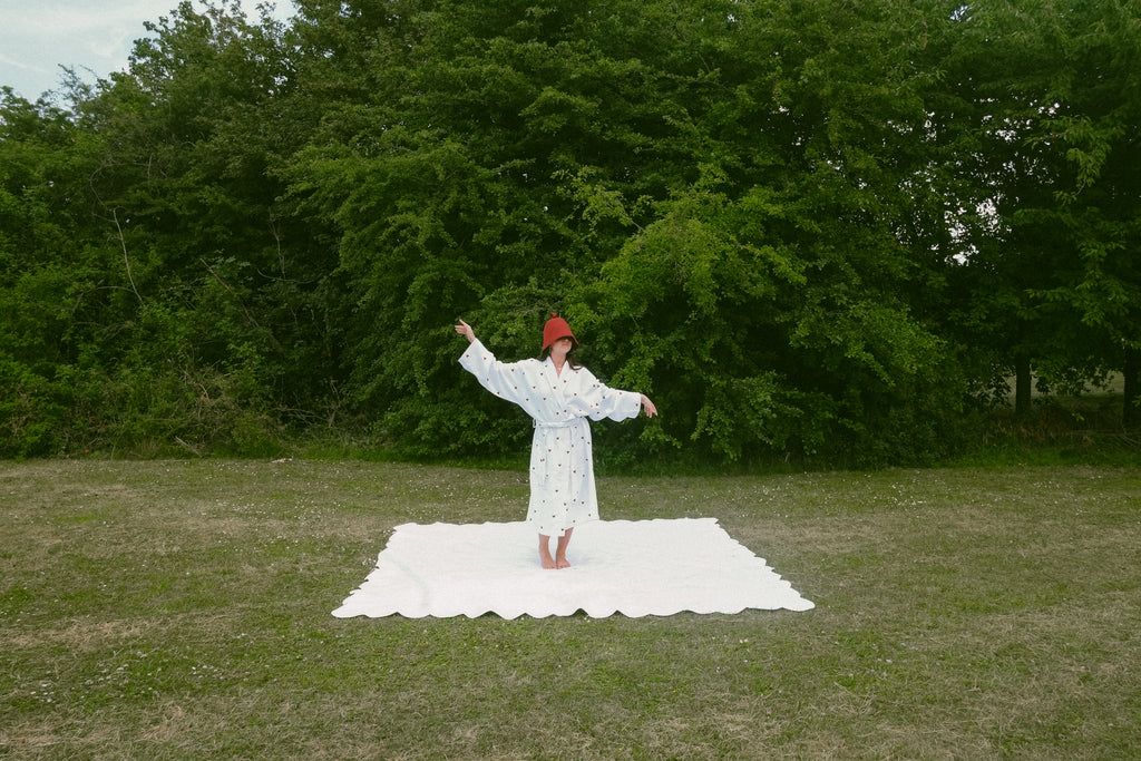 monogram bathrobe