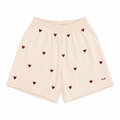 monogram shorts - cream