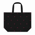 zip tote - black