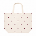 zip tote - cream