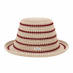 striped sun hat