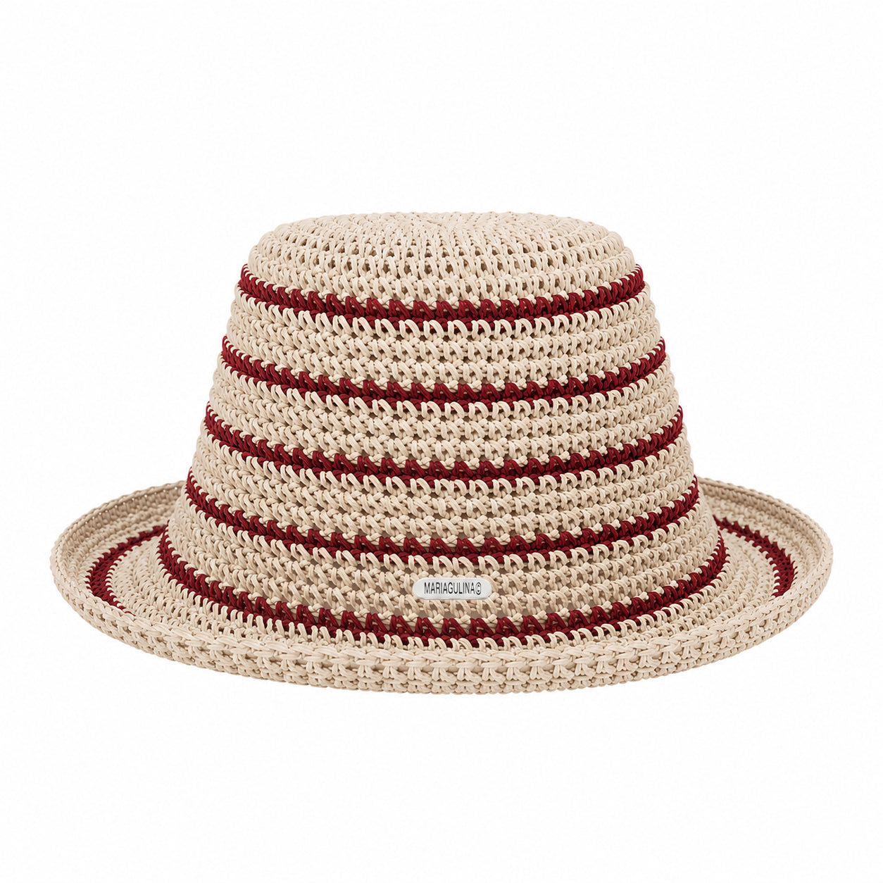 striped sun hat
