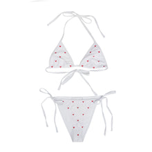 Load image into Gallery viewer, LOVE KINI - WHITE / RED
