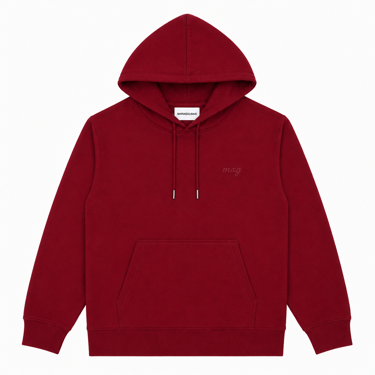 everyday hoodie - redcurrant
