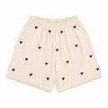 monogram shorts - cream