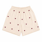 monogram shorts - cream