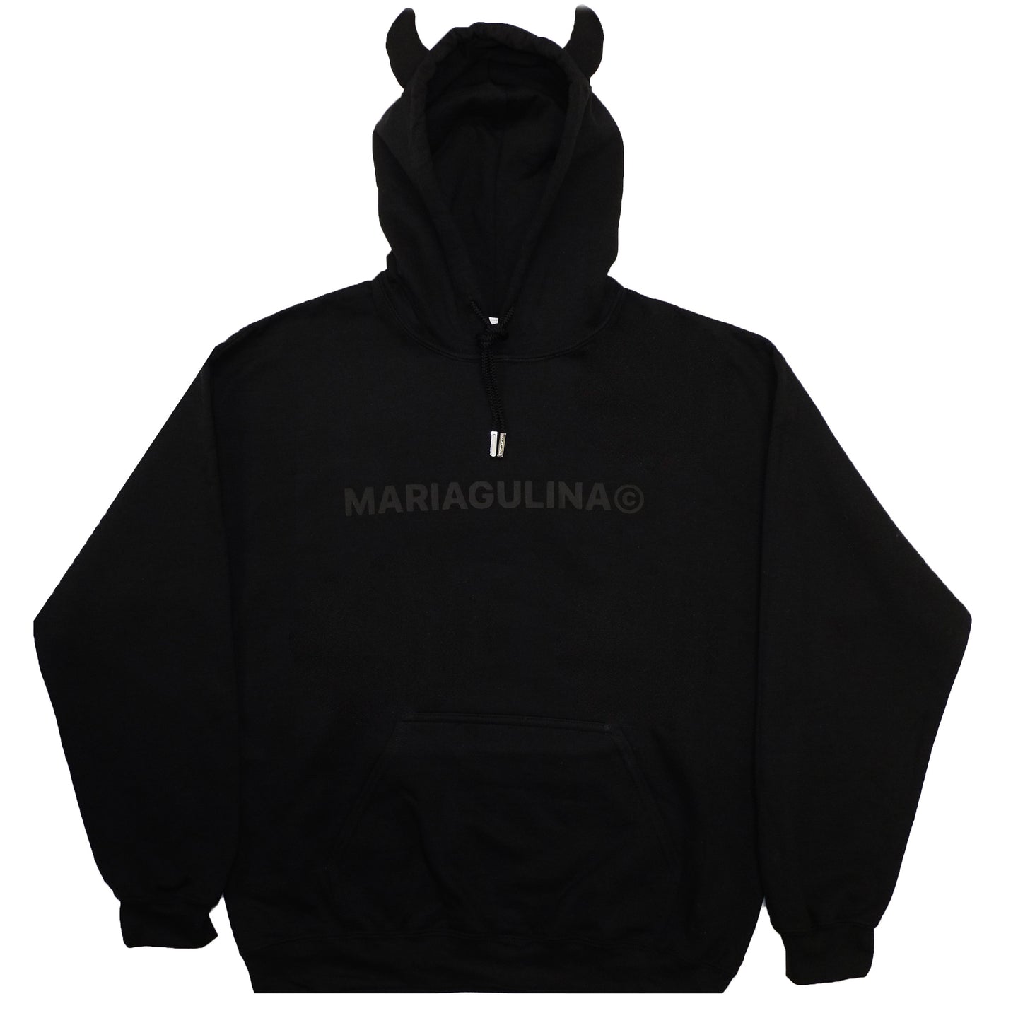 HORN HOODY - BLACK