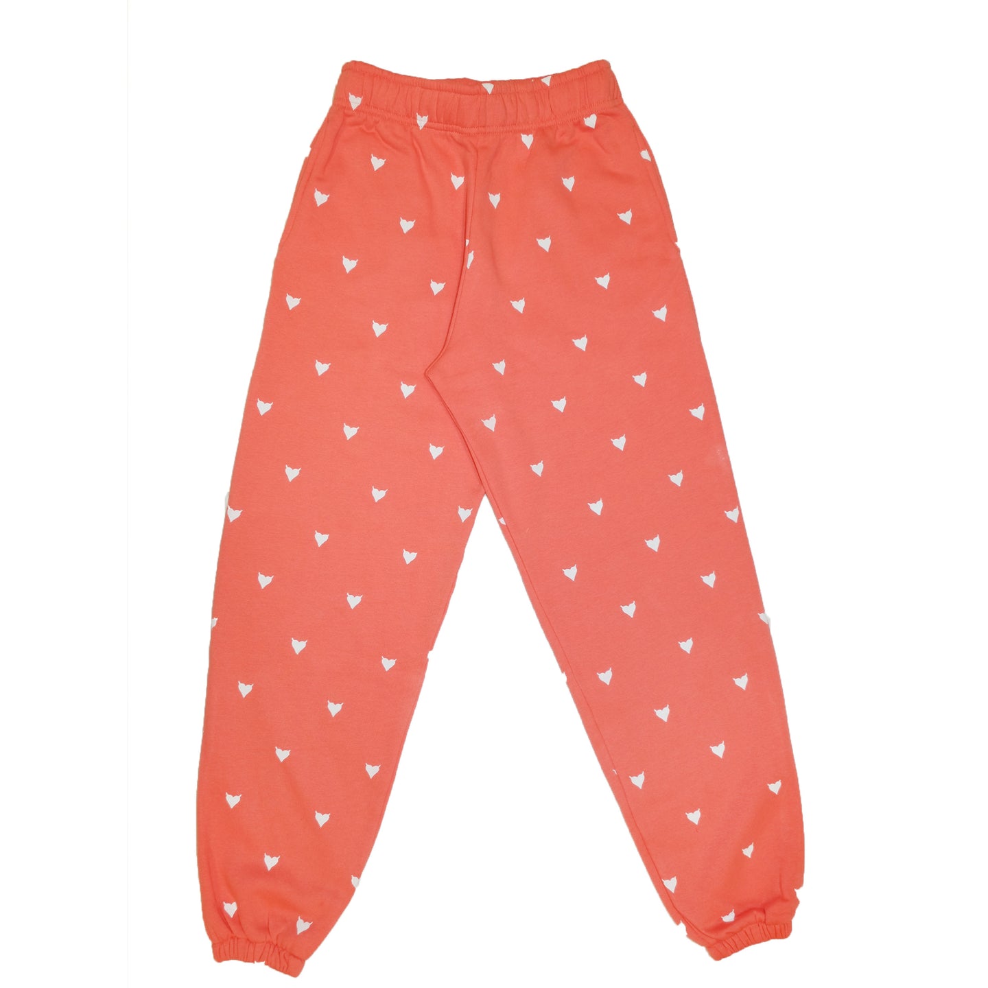 MONOGRAM JOGGERS - CORAL