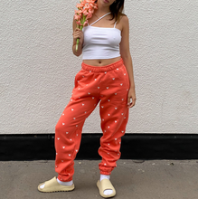 Load image into Gallery viewer, MONOGRAM JOGGERS - CORAL
