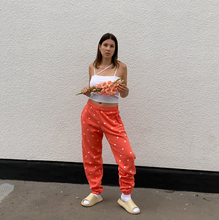 Load image into Gallery viewer, MONOGRAM JOGGERS - CORAL
